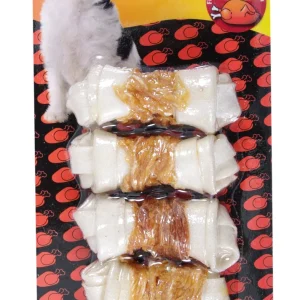 Bubimex - Friandises Os Noué Blanc au Poulet pour Chien