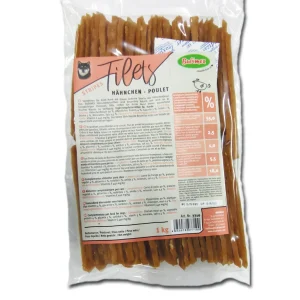 Bubimex - Friandises Stripes de Poulet pour Chiens - 1Kg