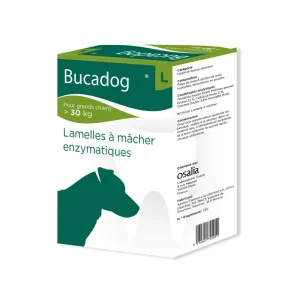 Bucadog lamelles à mâcher pour chien – L (>30 kg)