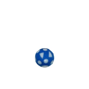 BüD’z – Jouet Balle Pleine en Caoutchouc pour Chiens, 6 cm, Bleue