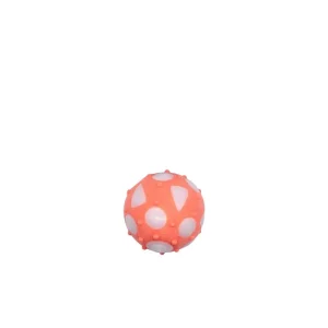 BüD’z – Jouet Balle Pleine en Caoutchouc pour Chiens, 7.5 cm, Corail