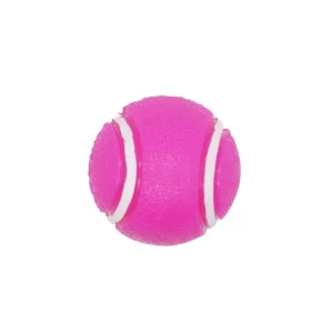 BüD’z – Jouet L’Incontournable Balle de Tennis en Caoutchouc pour Chiens, 5 cm, Rose