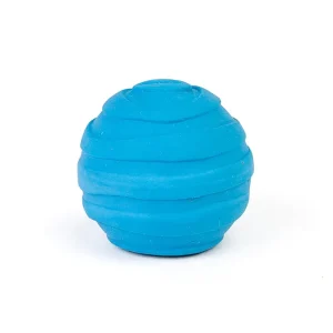 BüD’z – Jouet Mini Balle en Latex avec Couineur pour Chiens, 5 cm, Bleu