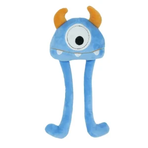 BüD’z – Jouet Monstre « Crado » Bleu en Peluche pour Chiens, 28 cm