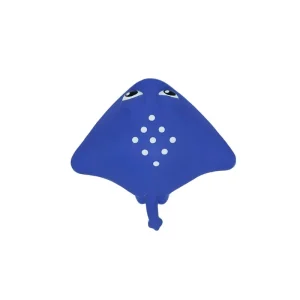 BüD’z – Jouet Raie Bleue en Latex avec Couineur pour Chiens, 15 cm