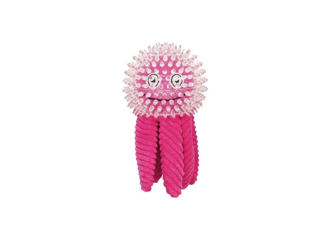 BüD’z – Pieuvre – Jouet dans un Jouet pour Chiens, 23 cm, Rose