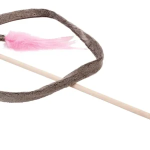 BüD’z – Tige Agace-Chat avec Serpentin, 114 cm – Jouet pour Chats, Éléphant
