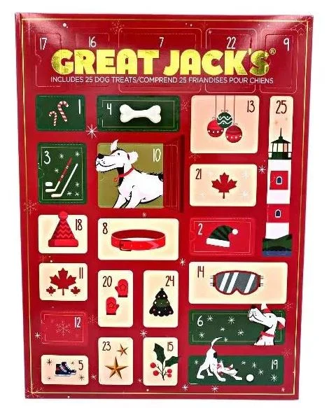 Calendrier de Noël pour chien GREAT JACK’S