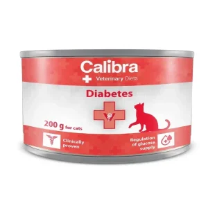 Calibra Veterinary Diets Chat Diabetes Pâtée 6 x 200g