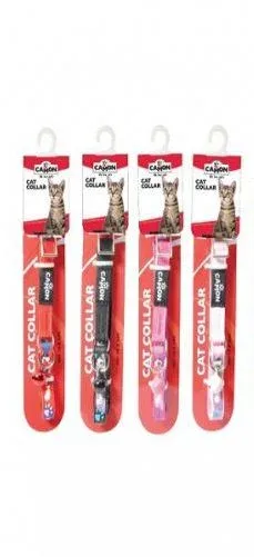 Camon Collier Chat En Caoutchouc Rouge Avec Collier De Cr?nes 10X340 Mm – France