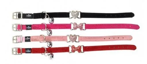 Camon Collier De Chat En Cuir Velours 10X300 Mm – France