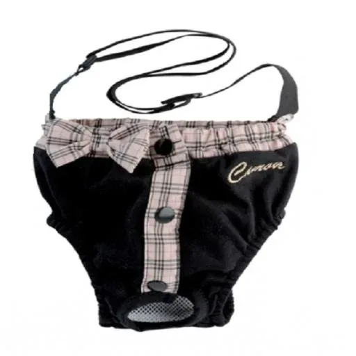 Camon Couvre-Couche Noir Avec Bretelles Noires – France