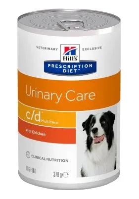 Canine C/D multicare au poulet (12 x 370 g) – Hill’s Prescription Diet J’ai plus de croquettes