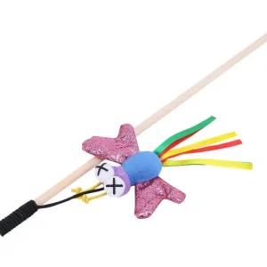 Canne à pêche Disco Papillon chat