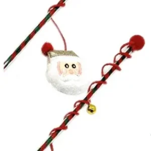 Canne à pêche peluche de Noël 40 cm chat
