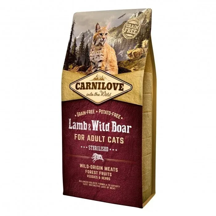 Carnilove Adult Cats agneau & sanglier sauvage (6 kg) Black Friday 2025 Comparez les prix sur fr