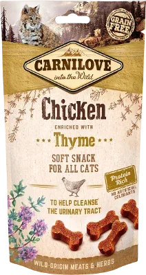 Carnilove – Friandises Sans Céréales au Poulet pour Chat