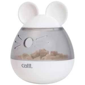 Cat It - Distributeur de Friandises PIXI Souris pour Chats - Blanc