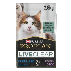 Cat Liveclear Sterilised 7+ Dinde