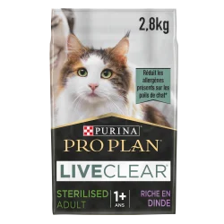 Cat Liveclear Sterilised Adult Dinde