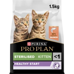 Cat Sterilised Kitten Optistart Saumon