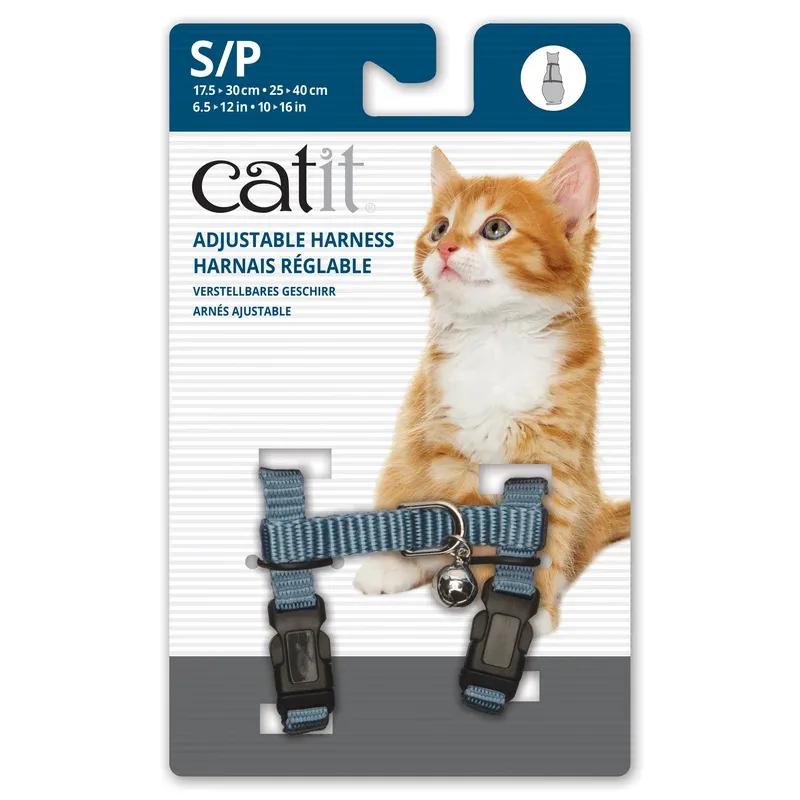 CATIT Harnais Nylon S 10-16″ Bleu