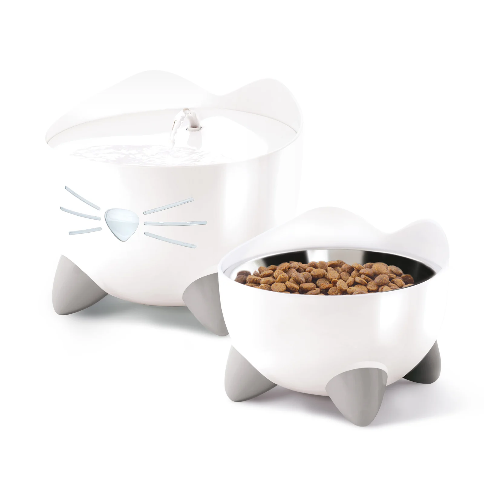 Catit - Kit Abreuvoir et Mangeoire Pixi Combo pour Chats - Image 2