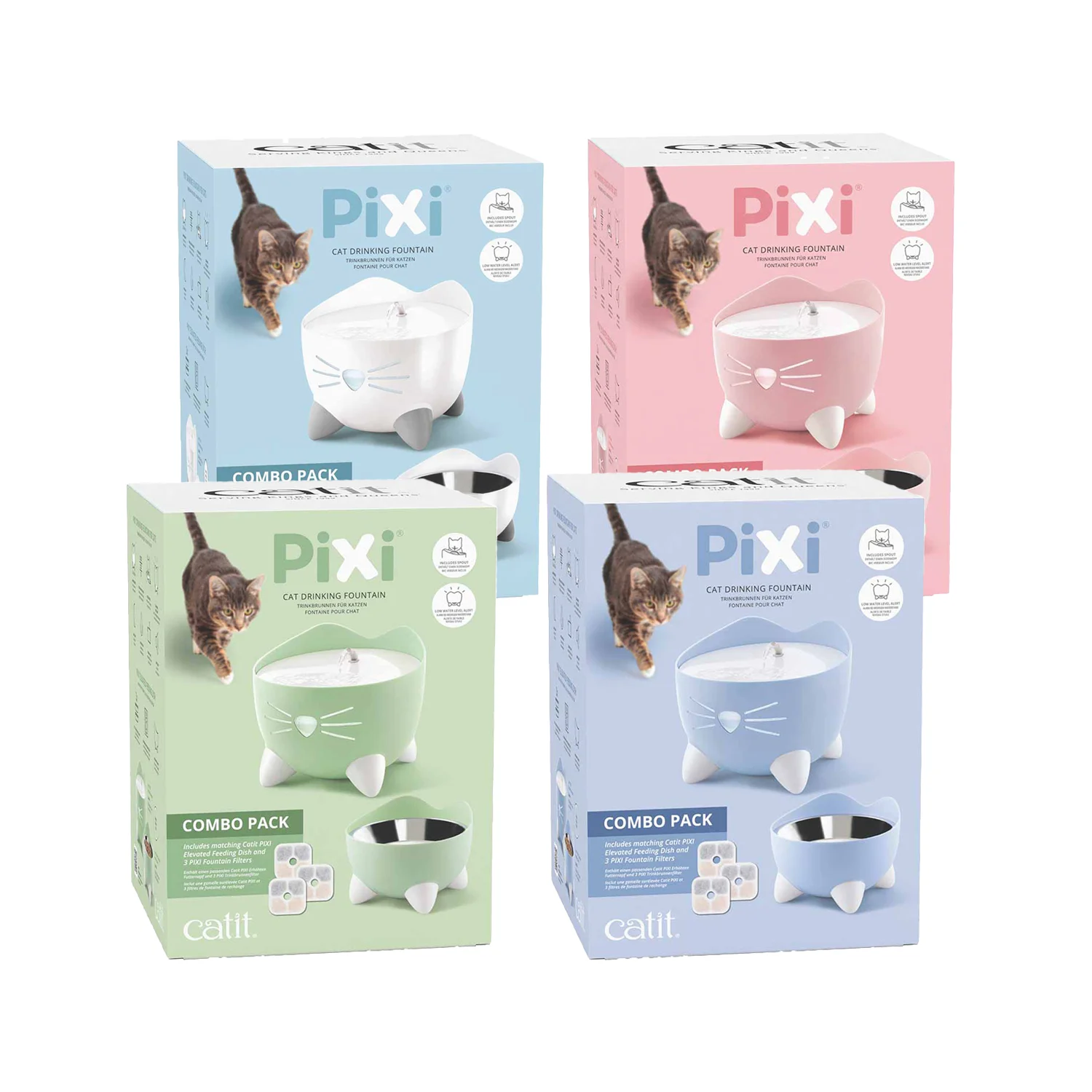 Catit PIXI Kit Combo Fontaine à Boire