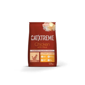 CatXtreme - Croquettes Kitten au Poulet Frais pour Chaton - 1,5Kg