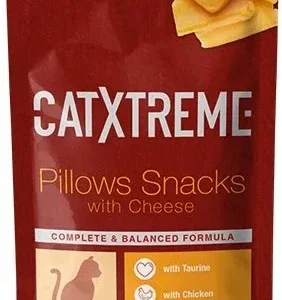 CATXTREME - Friandises Adult Pillows Snacks Fromage pour Chats - 60g