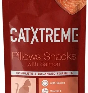 CATXTREME - Friandises Adult Pillows Snacks Saumon pour Chats - 60g