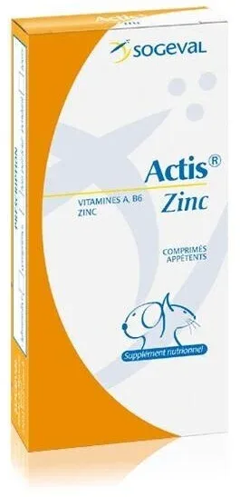 Ceva Actis Zinc (30 comprimés) au meilleur prix sur fr