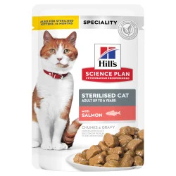 Chat Adult Sterilised Cat Saumon Sachet repas