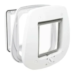 Chatière 4 positions pour porte vitrée