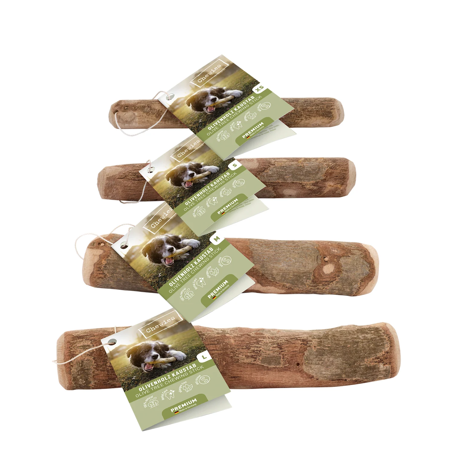Chewies Bâton à mâcher en bois d'olivier