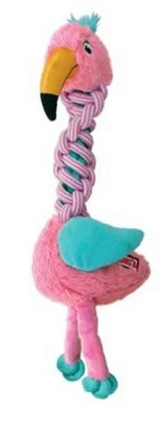 chien Flamant rose en corde ou girafe en peluche - Image 2
