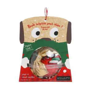 Coffret boule cadeaux Noël - Chien