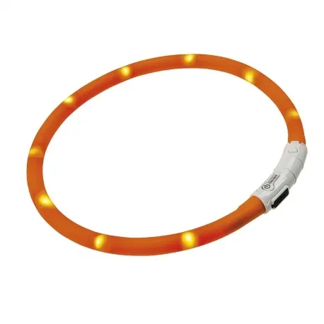 Collier avec lumière LED clignotante Ferplast Night Over pour chiens