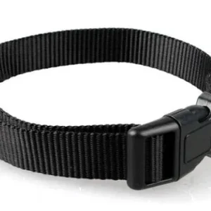 Collier chien noir réglable T 1.5 x 30-48 cm fr
