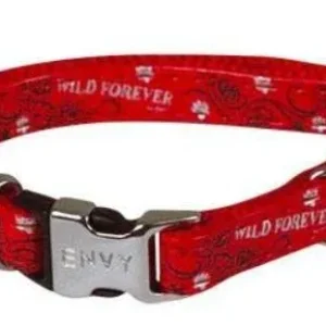 Collier chien réglable Envy Forever rouge fr