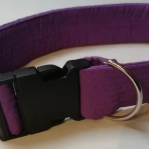 Collier Chien réglable – mauve – Sankouka XXXXL fr
