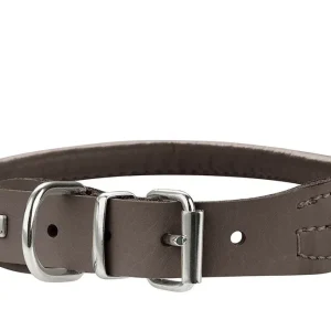 Collier cuir « Round & Soft » moka (Taille 60) – Hunter J’ai plus de croquettes