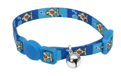 Collier de sécurité pour petits chats et chatons, poisson, Li’l Pals