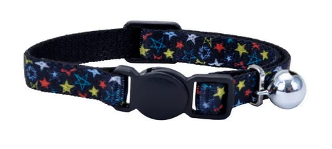 Collier élastique de sécurité pour petits chats et chatons, étoiles, Li’l Pals