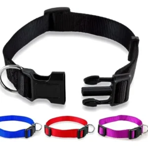 Collier Nylon rouge classique T30 – 45 cm fr