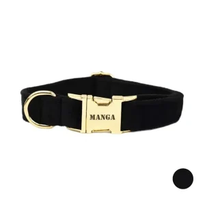 Collier personnalisé noir pour chien