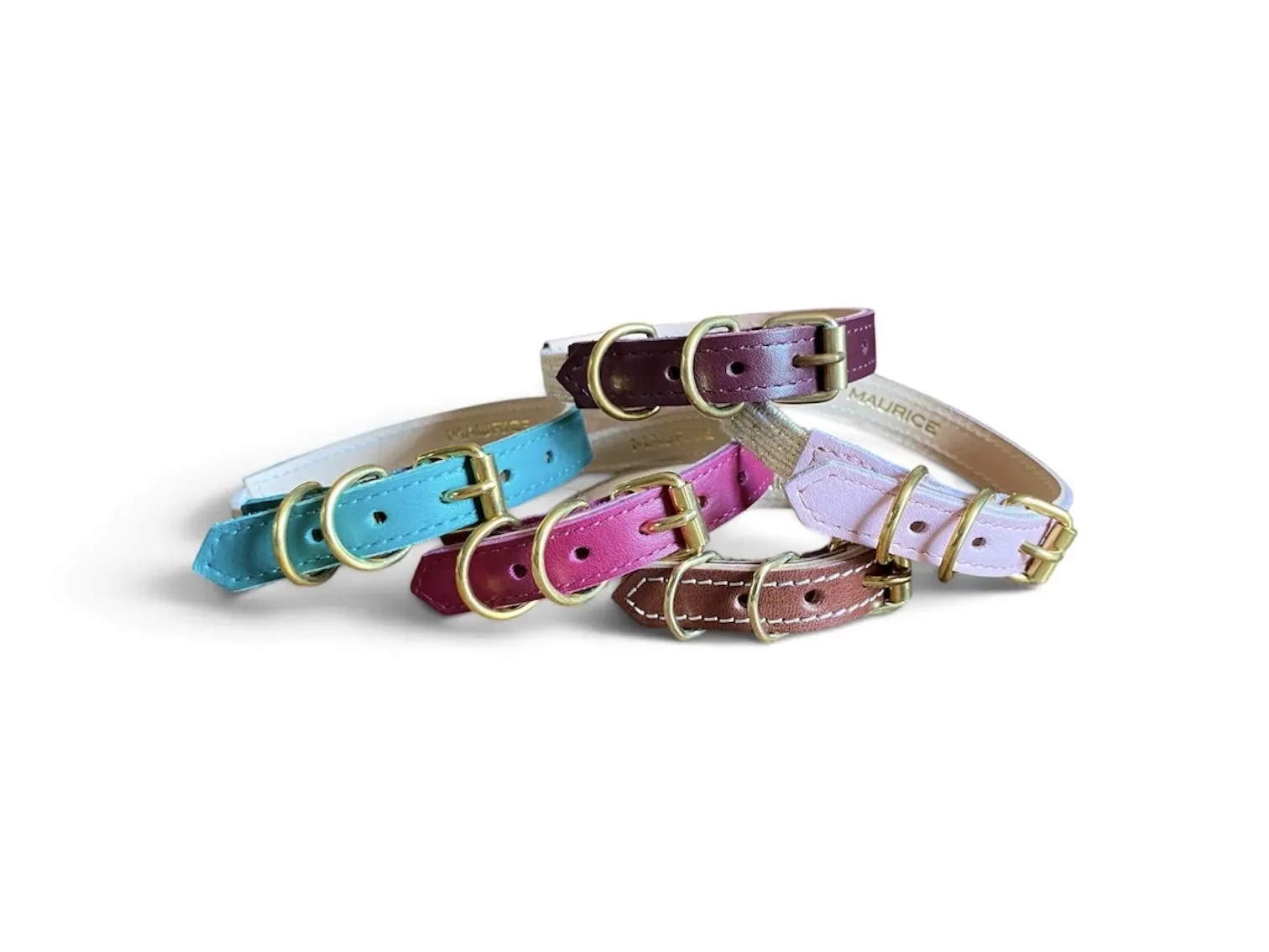 Collier pour chat en cuir ACINONYX JUBATUS