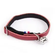 Collier pour chat en cuir Farandole (Rouge) – Martin Sellier J’ai plus de croquettes