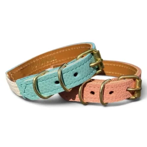 Collier pour chat en cuir grainé LEOPARDUS JACOBITA