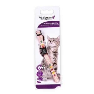 Collier pour chaton « Kitty Cat » (Rose) – Vadigran J’ai plus de croquettes